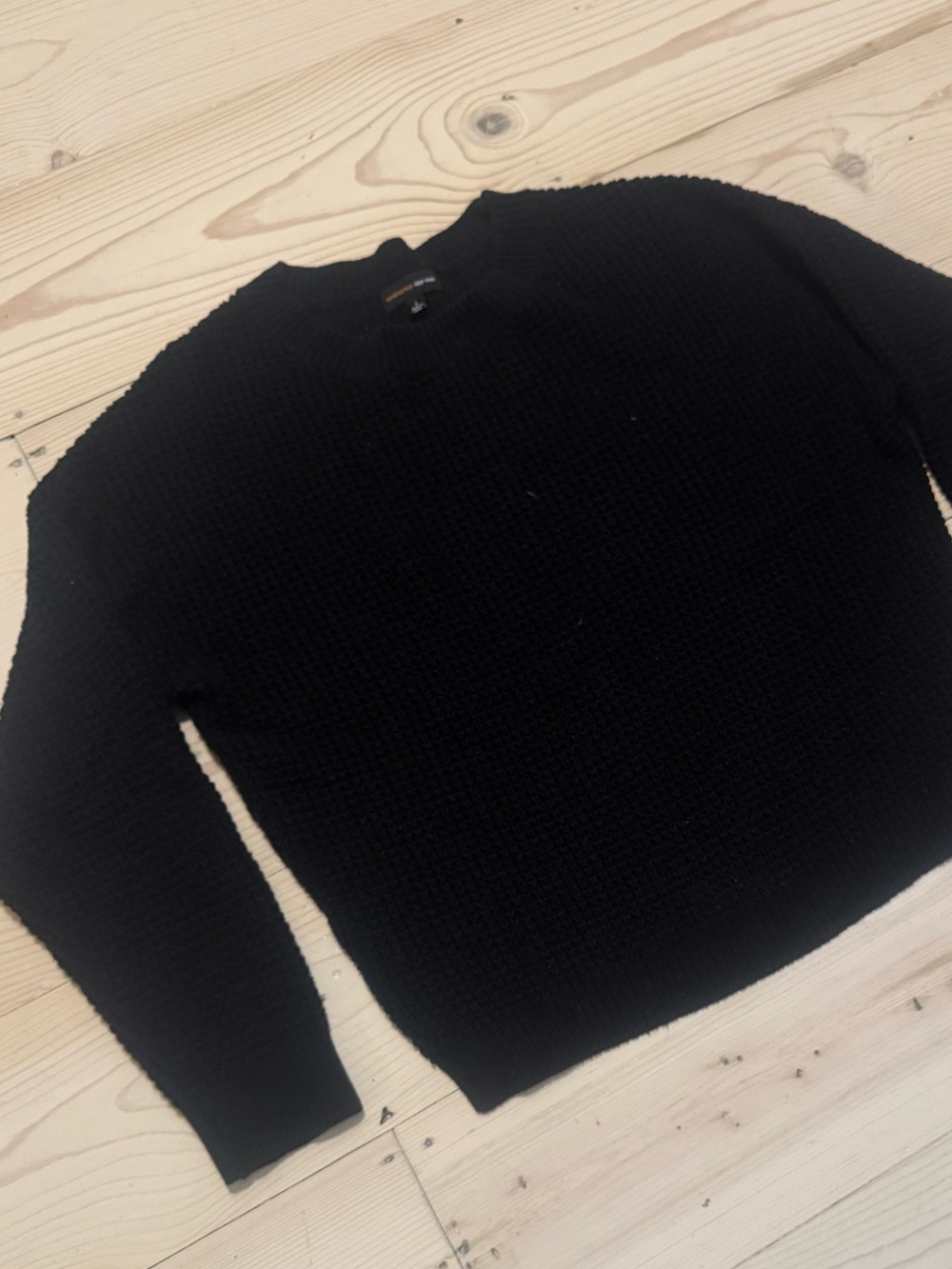 Ambiance Black Crewneck Sweater